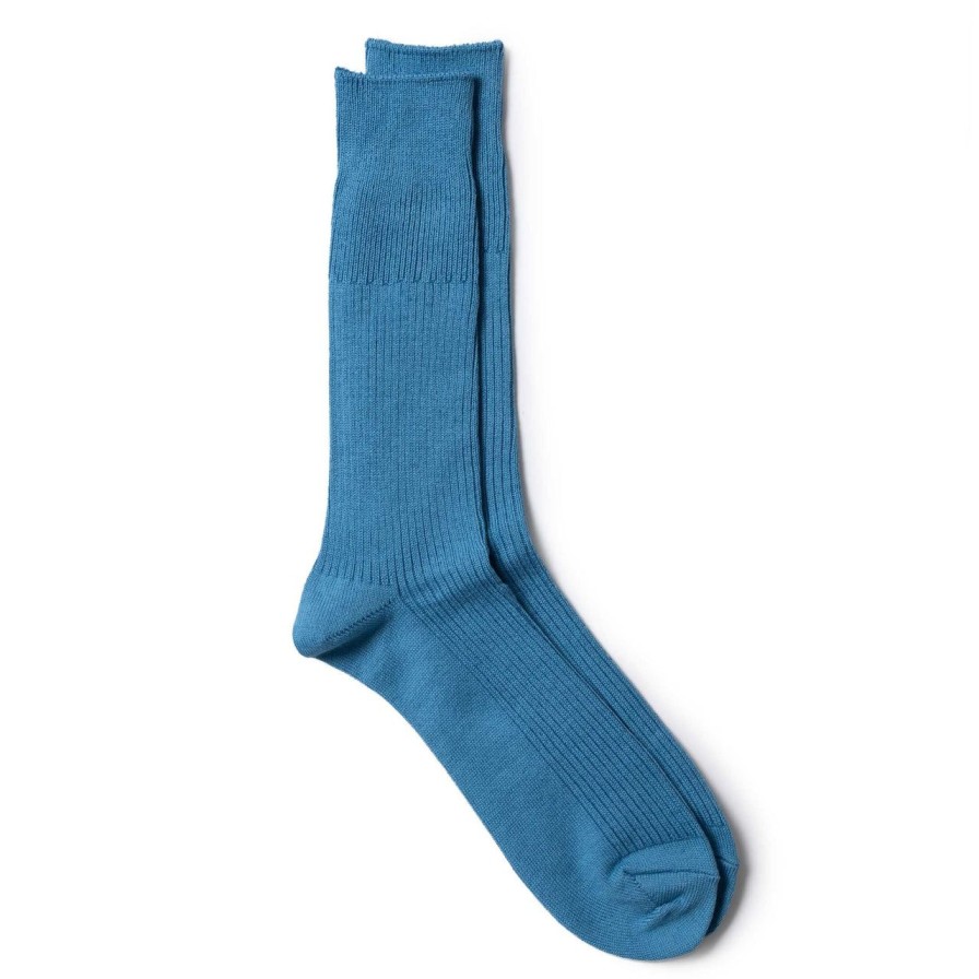 Accessories Anonymous Ism Anonymous Ism | Anonymous Ism Brilliant Crew Sock Ink Blue