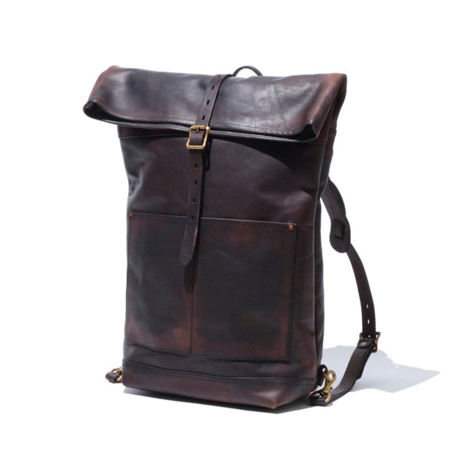 Accessories Vasco Vasco | Vasco Roll Top Rucksack Black