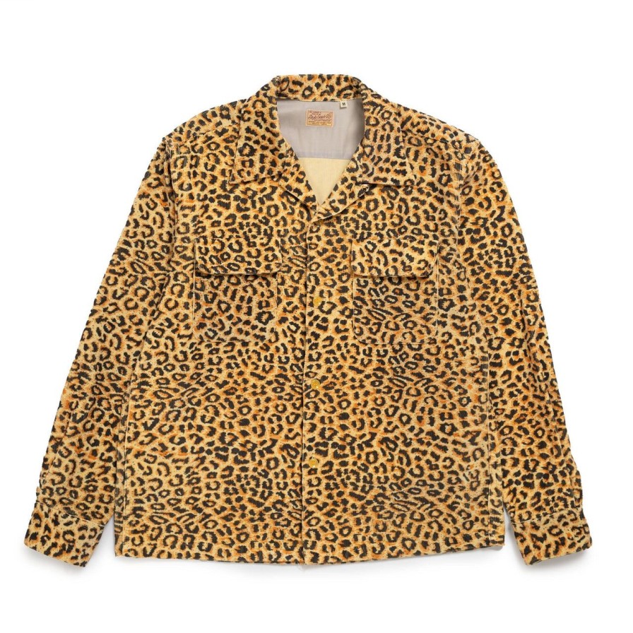 Clothing Style Eyes Shirts | Style Eyes Leopard Corduroy Sports Shirt