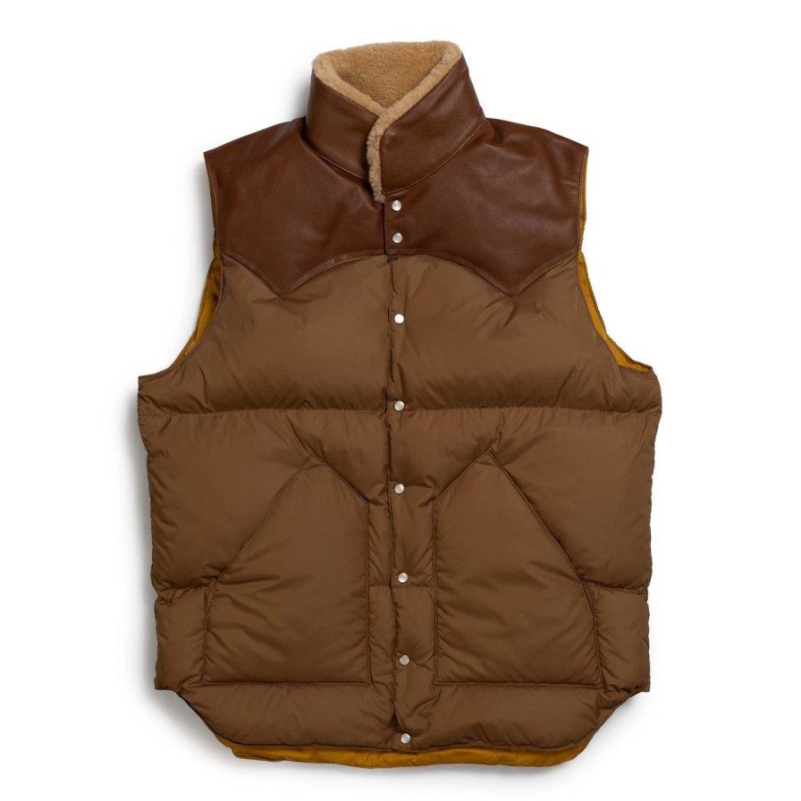 Clothing Rocky Mountain Featherbed Vests | Rocky Mountain Featherbed Christy Vest Light Brown