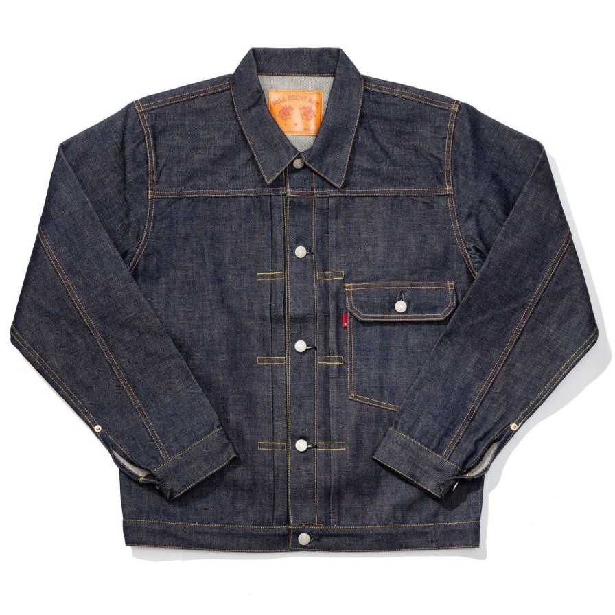 Clothing Full Count Jackets And Coats | Full Count 2107 Type I 13.75Oz Denim Jacket Raw