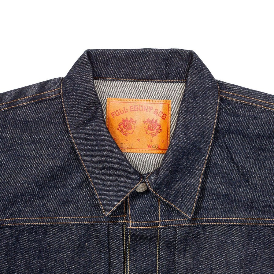 Clothing Full Count Jackets And Coats | Full Count 2107 Type I 13.75Oz Denim Jacket Raw