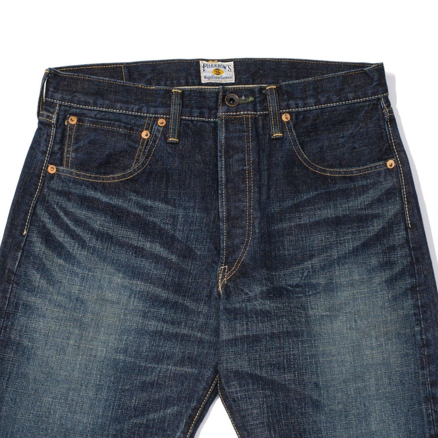 Clothing Pherrow's Jeans | Pherrow'S 421 Vintage Wash 13.5Oz Jean