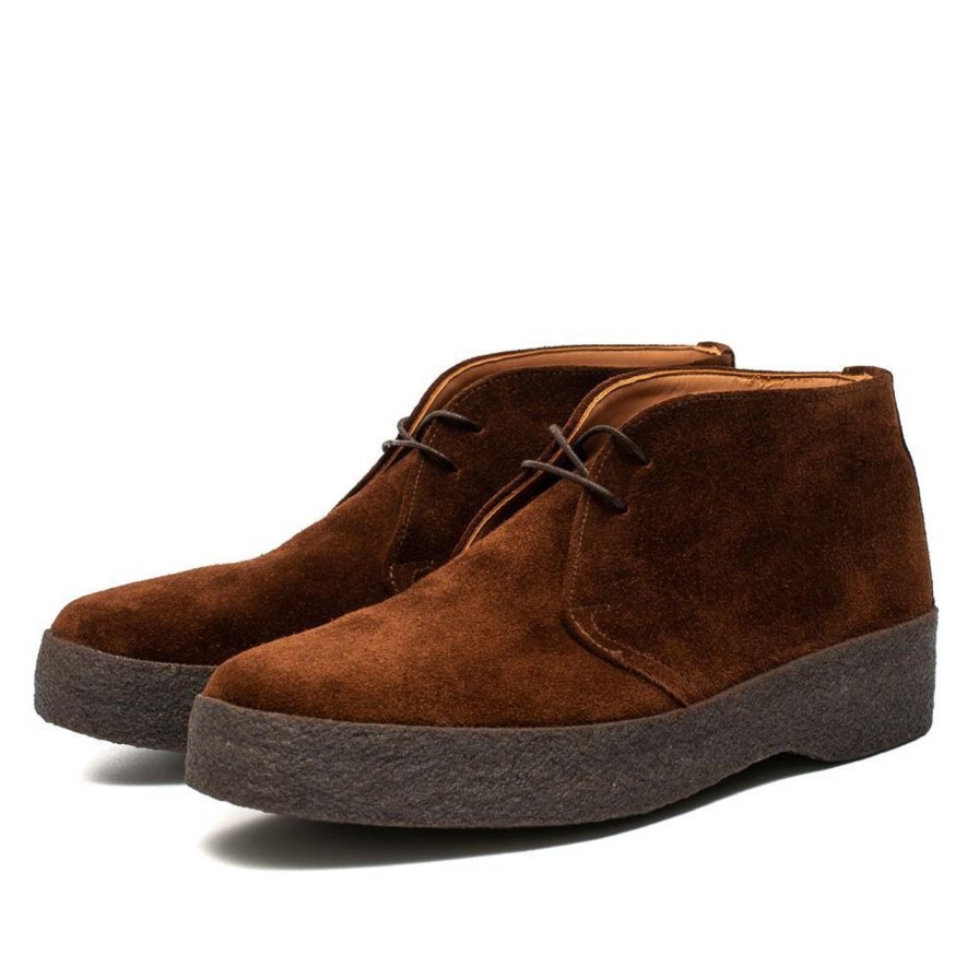 Clothing Sanders Sanders | Sanders Japan Sam Chukka Polo Snuff Suede