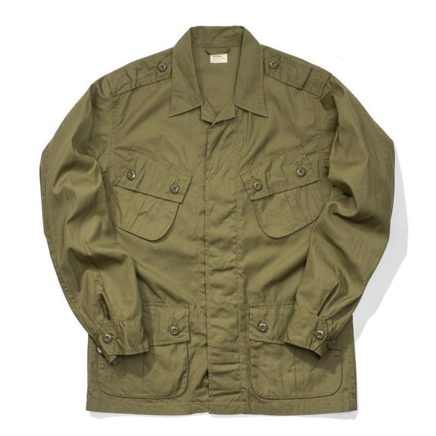 Clothing Buzz Rickson's Jackets And Coats | Buzz Rickson'S Tropical Combat Coat Olive