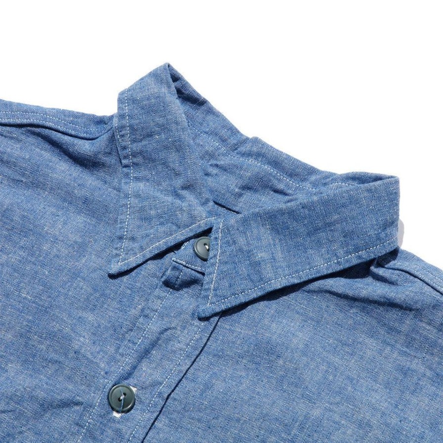 Clothing Warehouse & Co Shirts | Warehouse & Co Lot. 3044 Usn Chambray Shirt Indigo