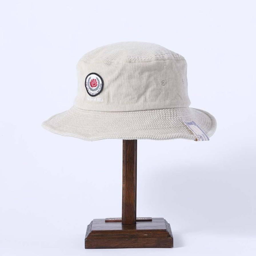 Accessories H.W. Dog H W Dog | H.W. Dog Rose Bucket Hat Black Ivory