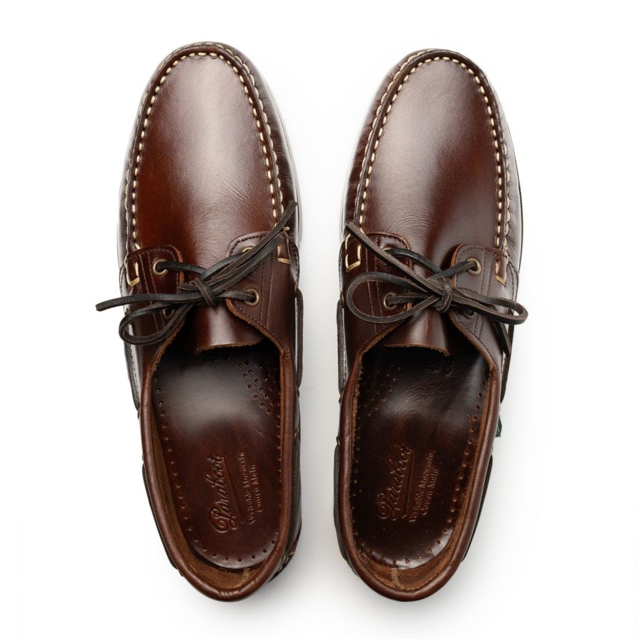 Clothing Paraboot Footwear Chevron Right Icon | Paraboot Barth Deck Shoe Marron/America