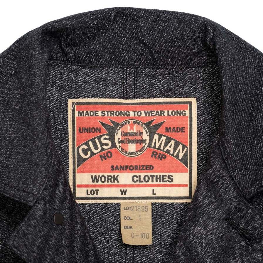 Clothing Cushman Jacket | Cushman Lot. 21895 Black Chambray Coverall