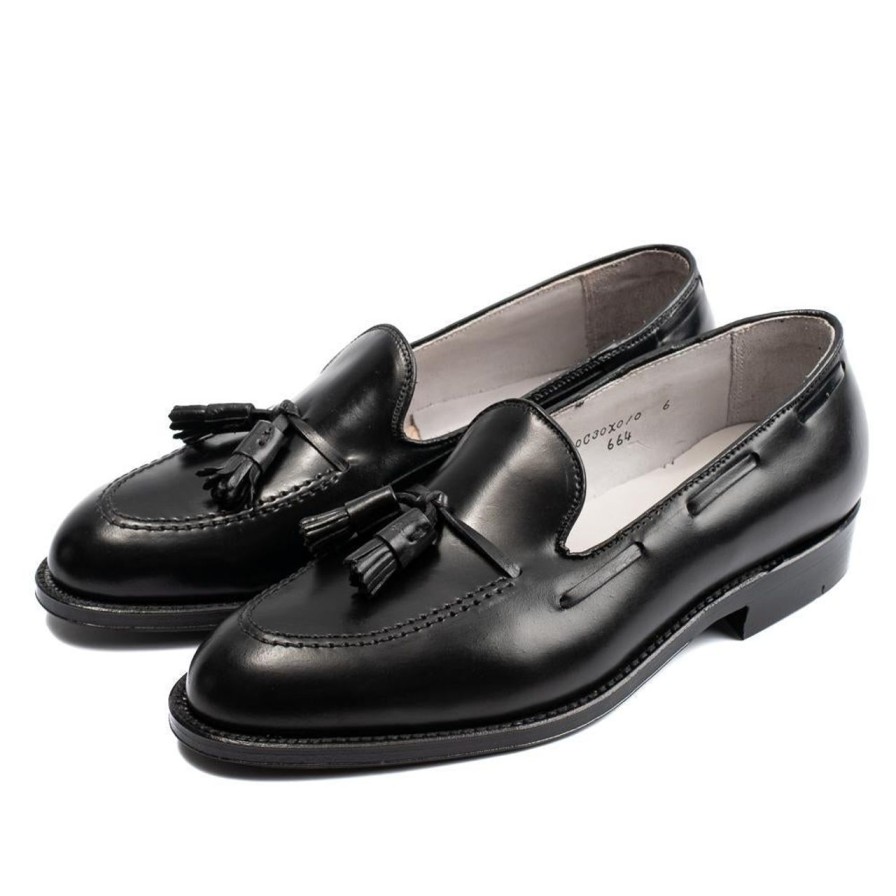 Clothing Alden Alden | Alden Black Shell Cordovan Tassel Moccasin Loafer 664