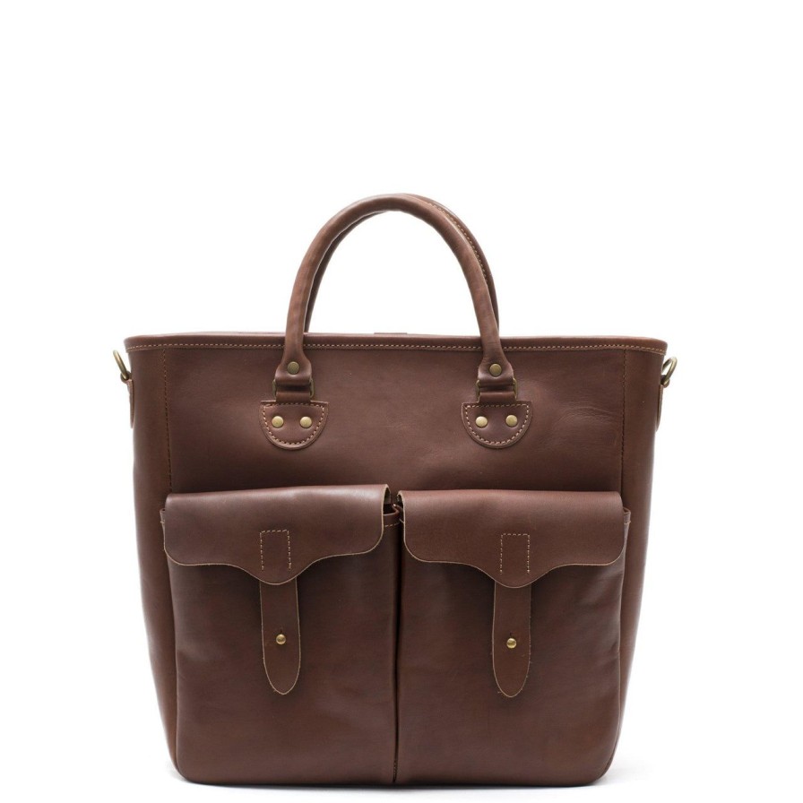 Accessories Sturdy Sturdy | Sturdy All Leather Tote Bag Sl-1020 Dark Brown