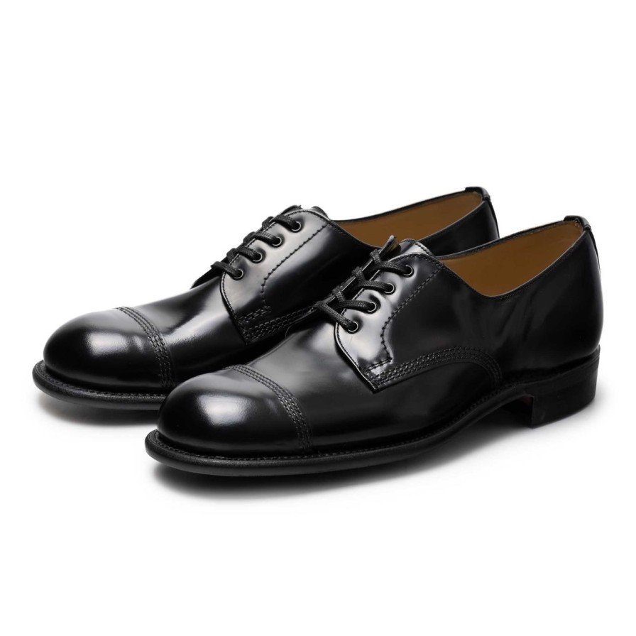 Clothing Sanders Sanders | Sanders Japan Bgs Derby Shoe Black 2545B