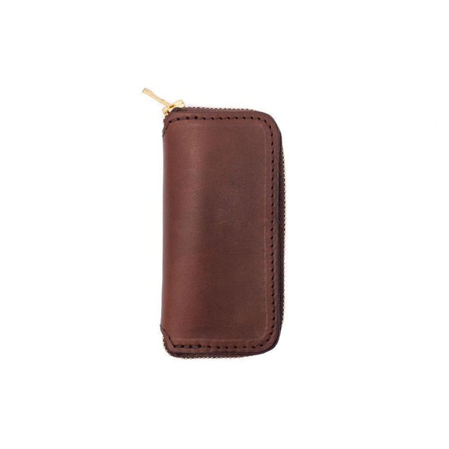 Accessories Vasco Vasco | Vasco Leather Voyage Round Zip Key Case Cortesia