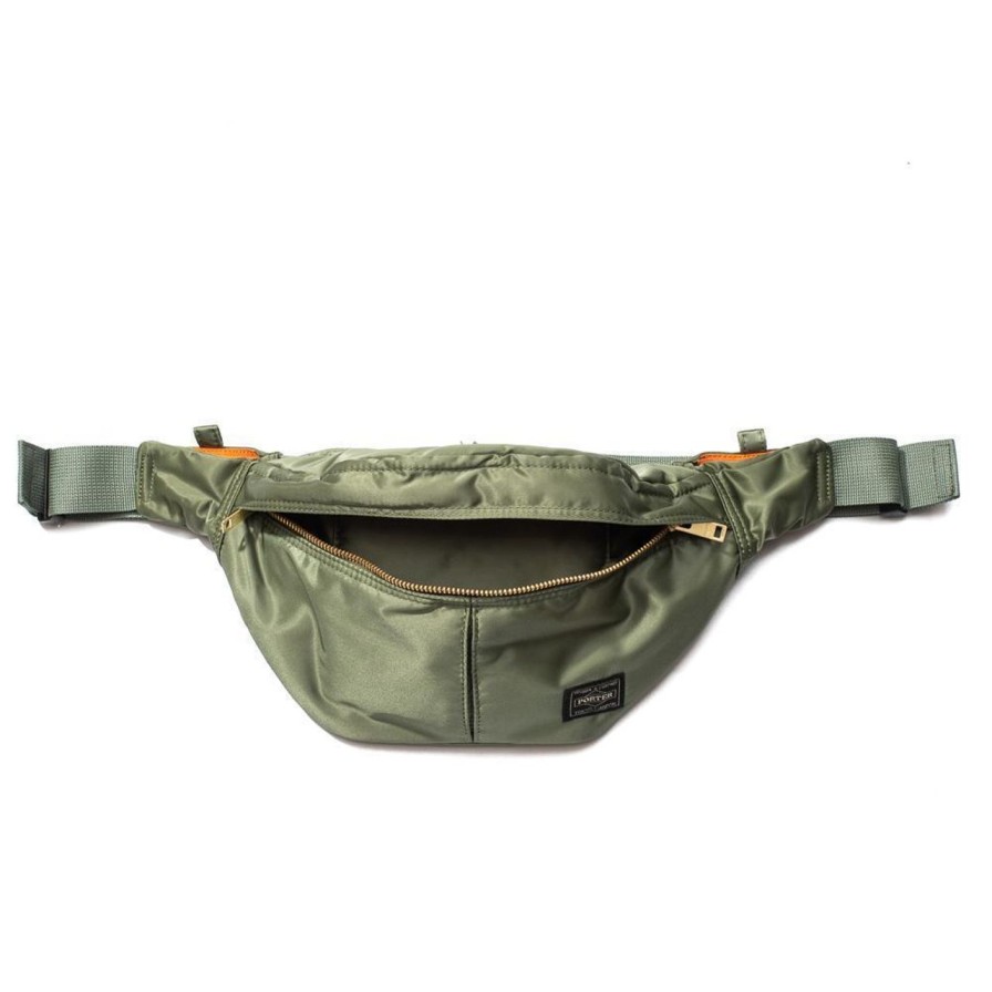 Accessories Porter Yoshida & Co Porter Yoshida & Co | Porter Yoshida & Co Tanker Series Small Waist Bag Sage Green