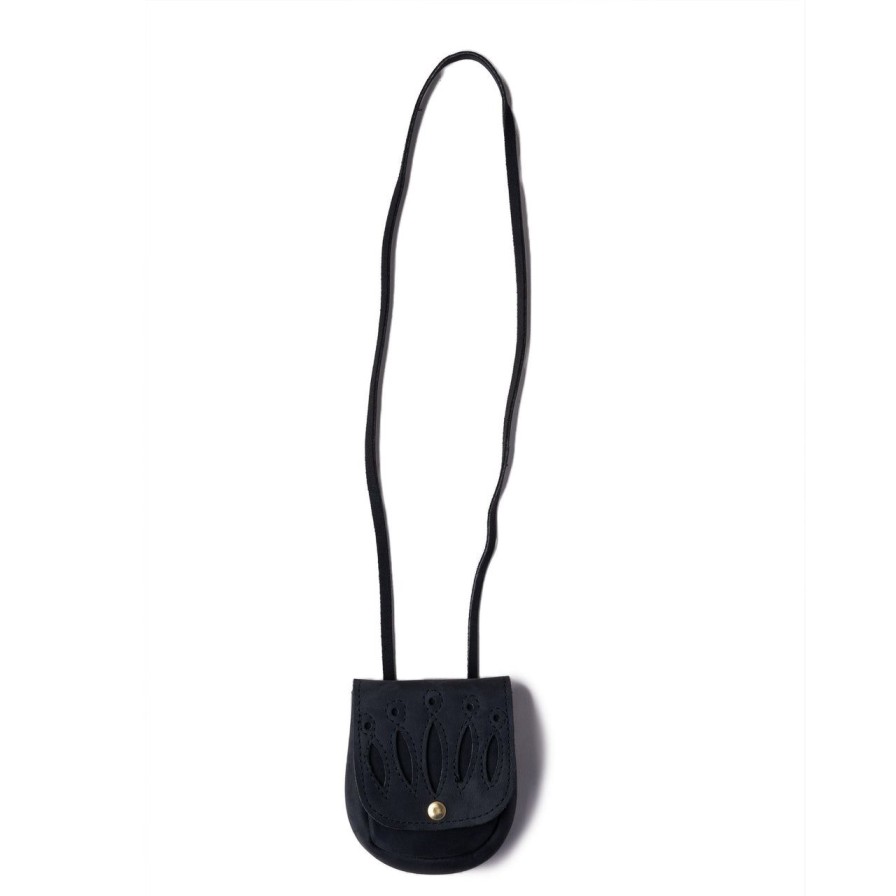 Clothing Yuketen Yuketen | Yuketen Slash Pouch Black Nubuck