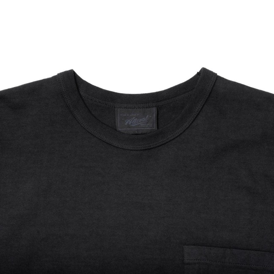 Clothing Allevol T-Shirts & Undershirts | Allevol Heavy Duty Crew Neck L/S T-Shirt Black