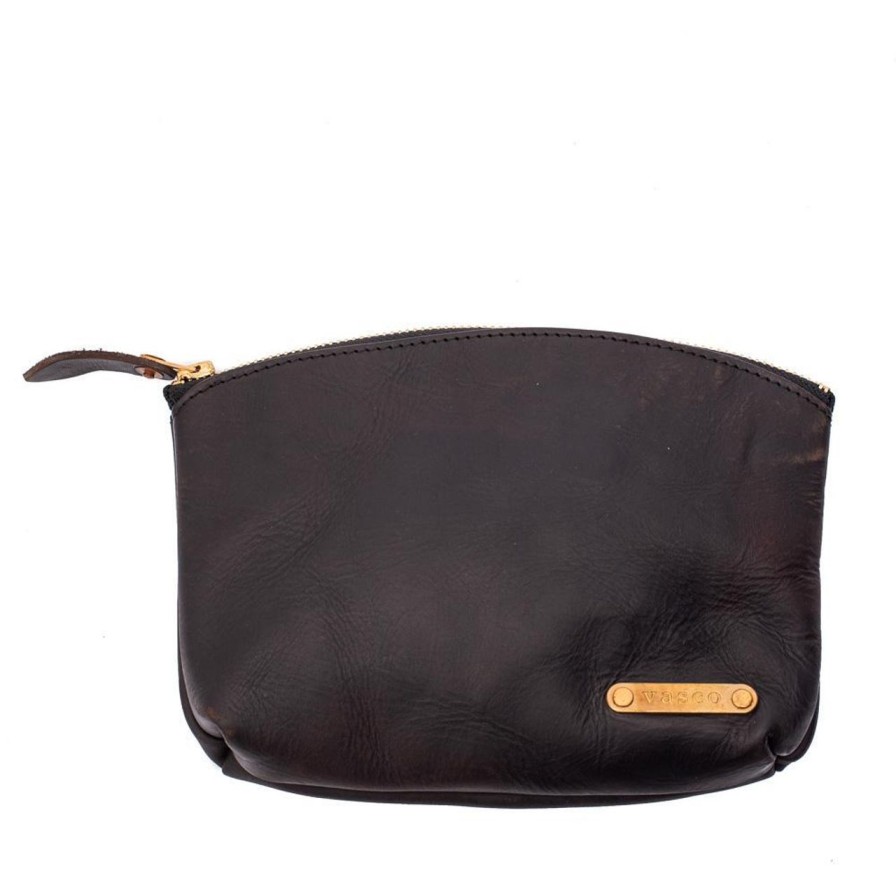 Accessories Vasco Vasco | Vasco Leather Travel Pouch Black