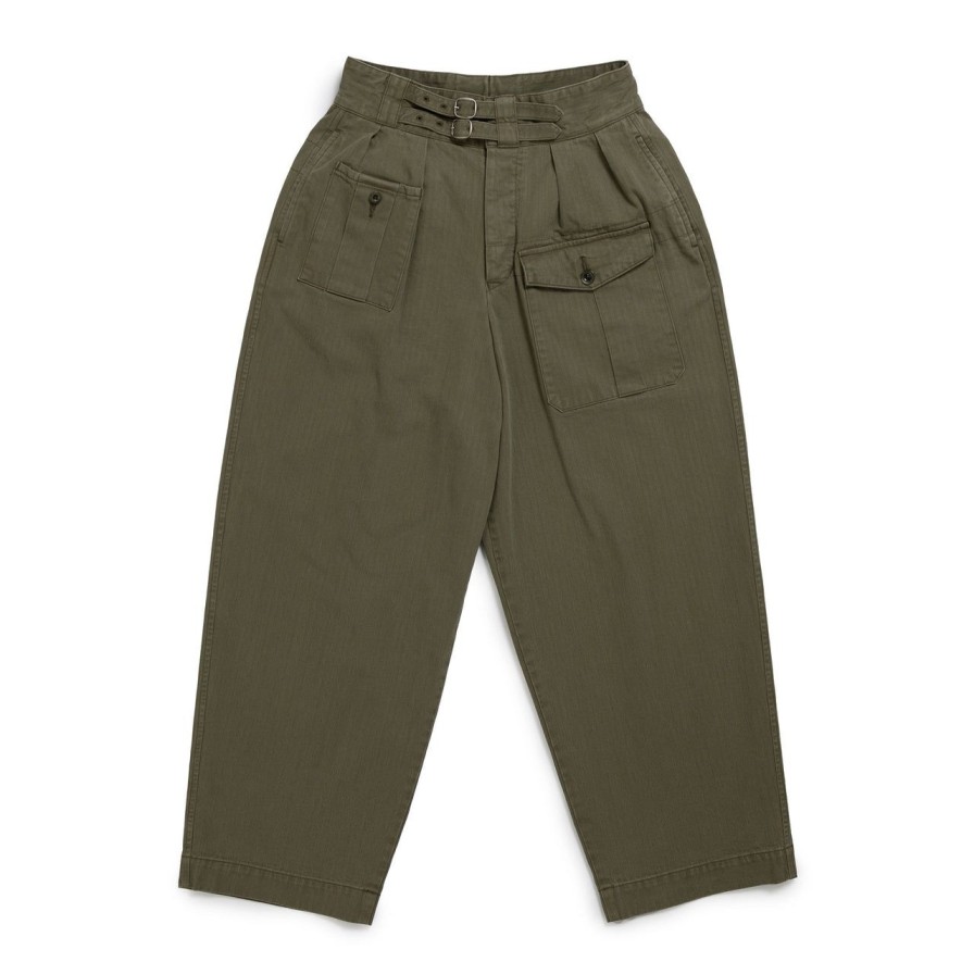 Clothing Haversack Chinos | Haversack Herringbone Gurkha Pants Khaki