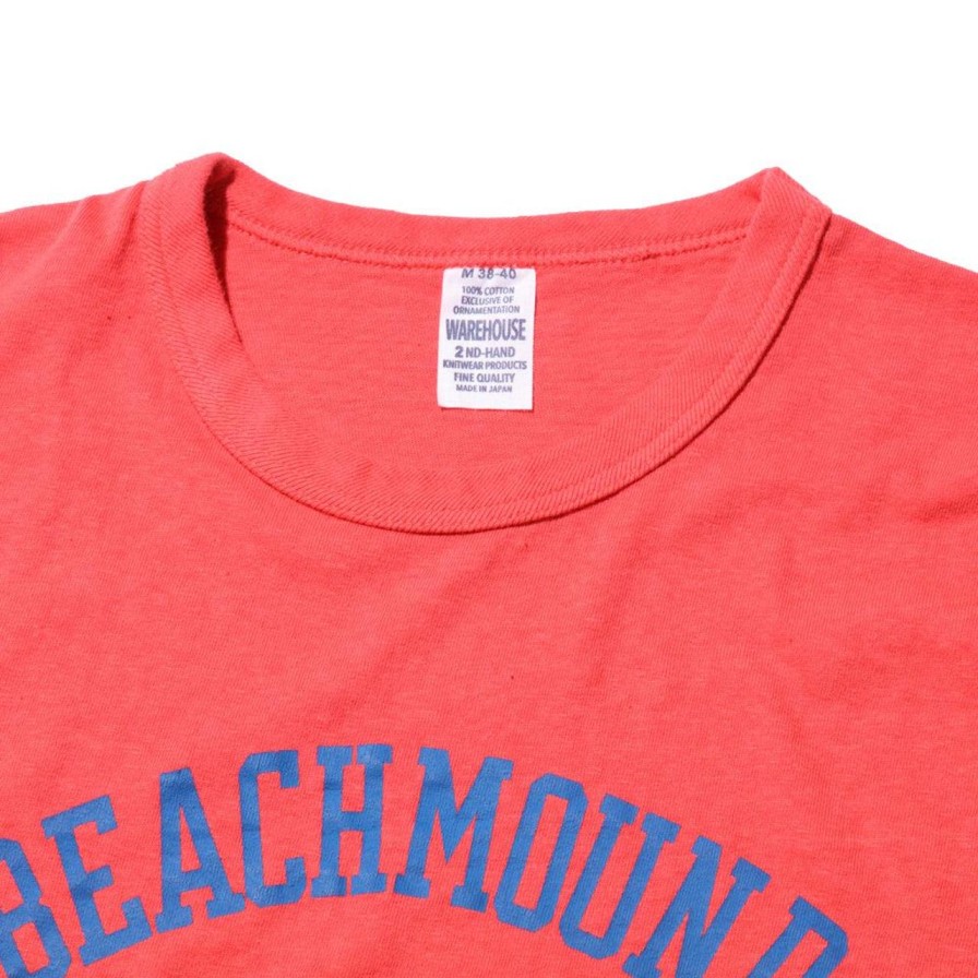 Clothing Warehouse & Co T-Shirts & Undershirts | Warehouse & Co Lot. 4064 'Beachmound' T-Shirt Red