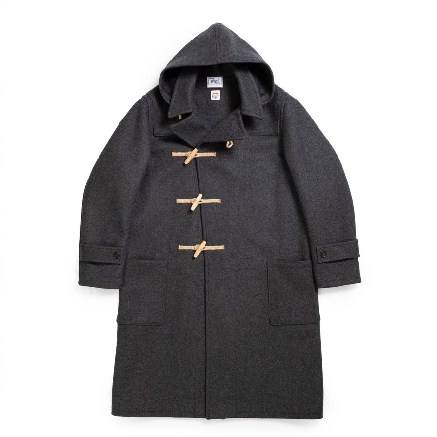 Clothing Allevol Jackets And Coats | Allevol 'Pat' Duffle Coat Grey