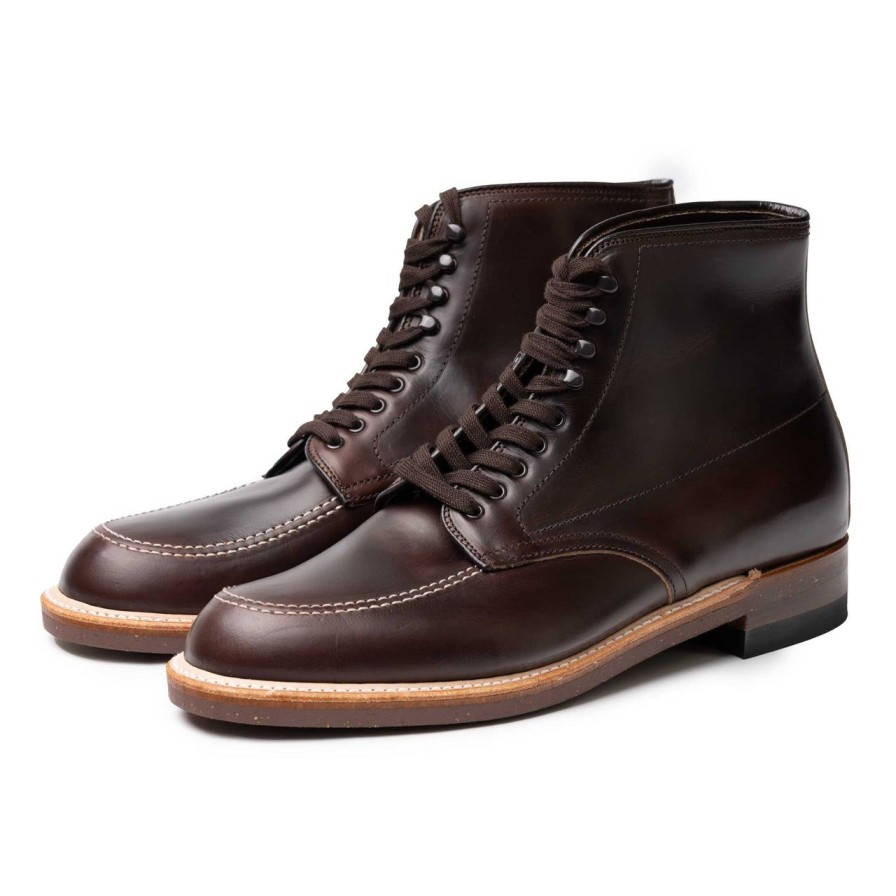 Clothing Alden Footwear Chevron Right Icon | Alden X Clutch Cafe 403 Indy Boot Brown Chromexcel