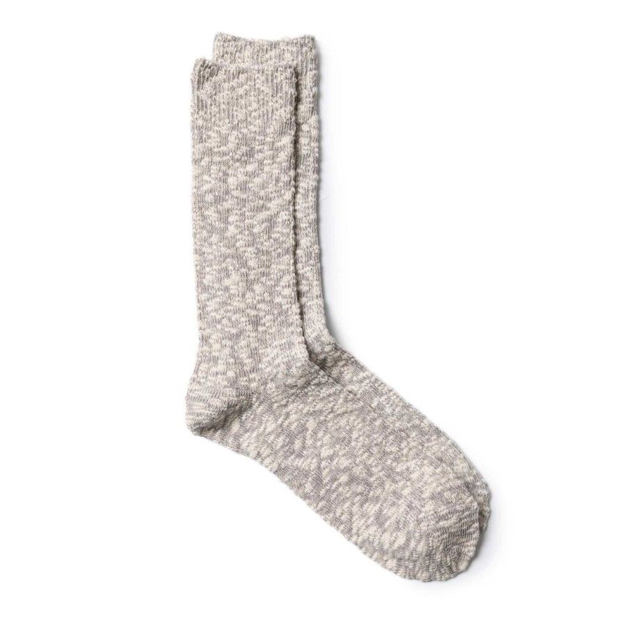 Accessories Anonymous Ism Anonymous Ism | Anonymous Ism Light Slub Crew Sock M.Grey