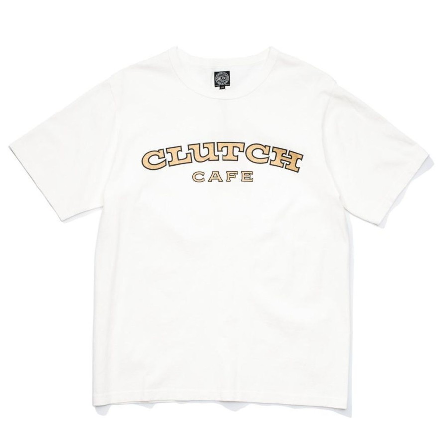 Clothing Jelado T-Shirts & Undershirts | Jelado Official Clutch Cafe Logo Tee White