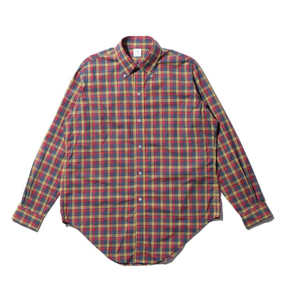 Clothing Anatomica Shirts | Anatomica Bd Shirt Broad Tartan Multi Colour 1