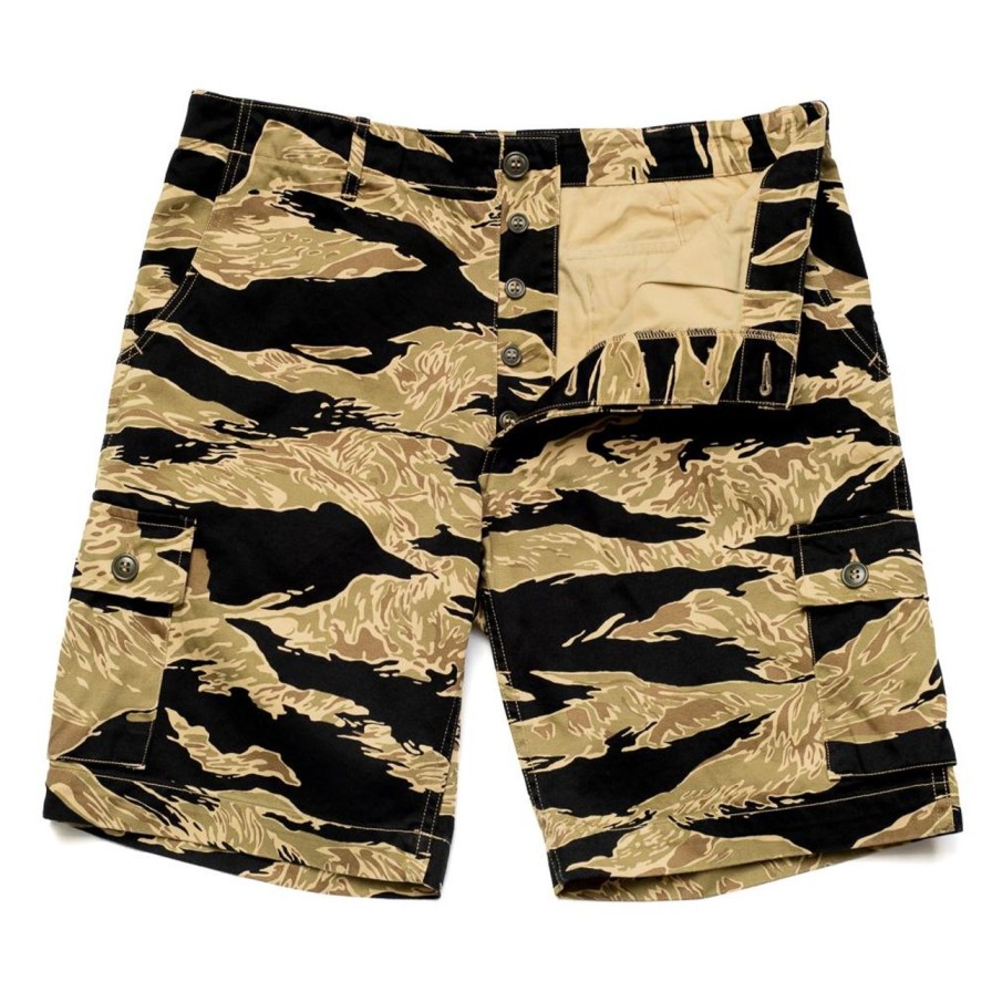 Clothing Buzz Rickson's Shorts | Buzz Rickson'S Gold Tiger Shorts