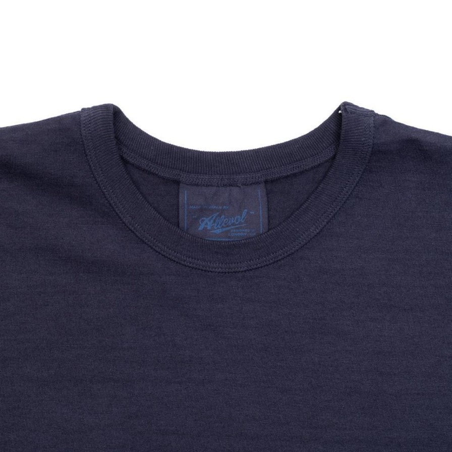 Clothing Allevol T-Shirts & Undershirts | Allevol Heavy Duty Crew Neck T-Shirt Navy