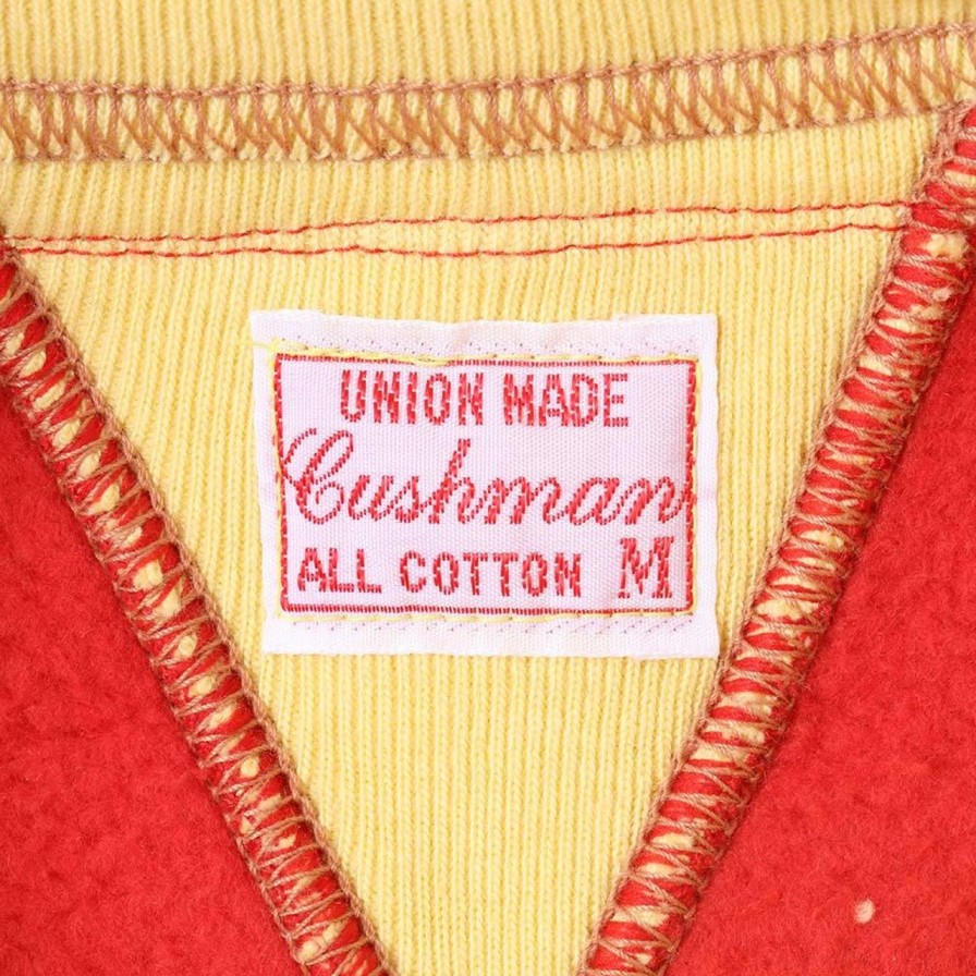 Clothing Cushman Sweatshirts & Hoodies | Cushman Lot. 26349 After Hood Parka Red X Mustard