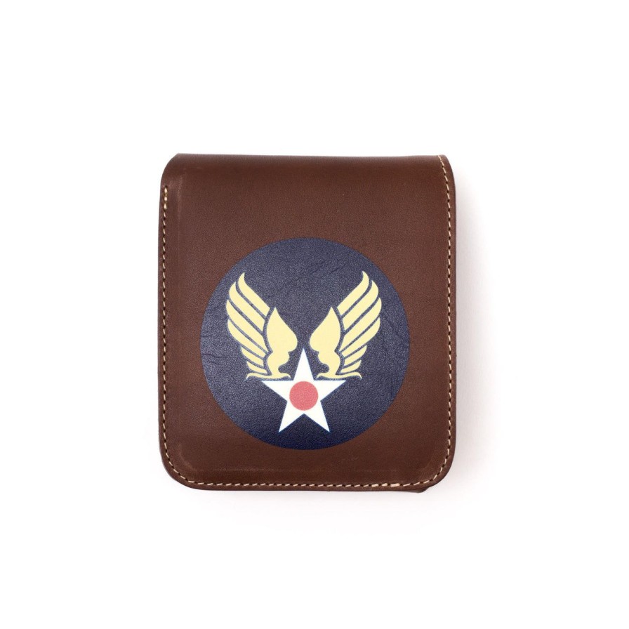 Accessories Clutch Cafe Red Moon | Red Moon Short Wallet U.S. Air Force Brown