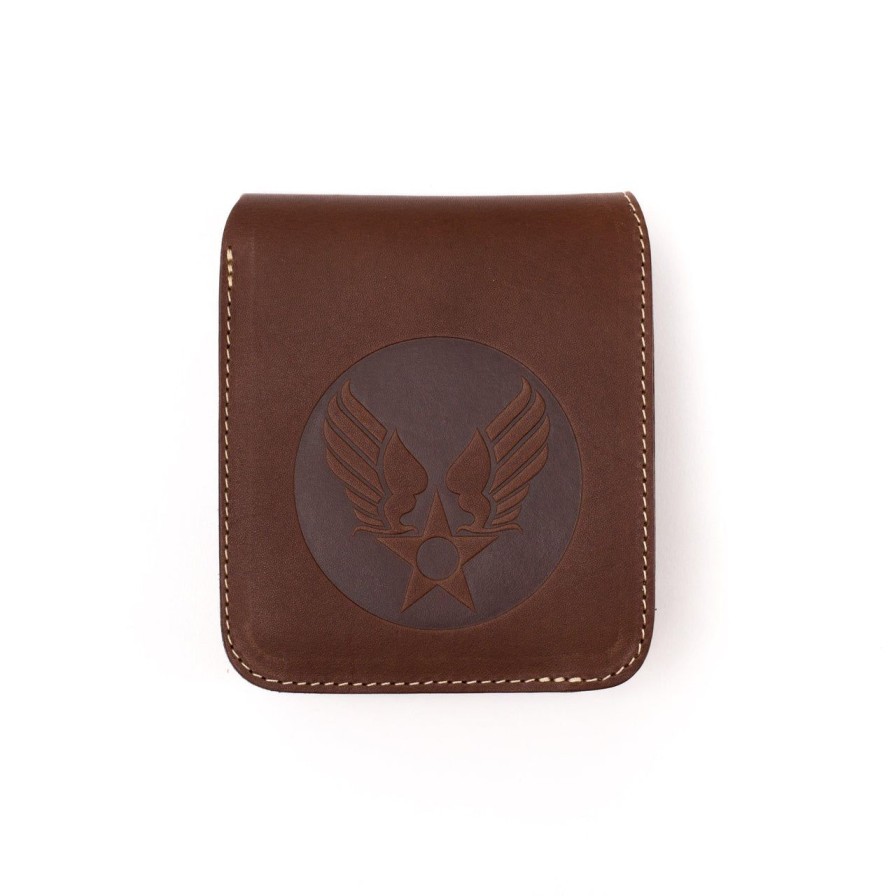 Accessories Clutch Cafe Red Moon | Red Moon Short Wallet U.S. Air Force Brown