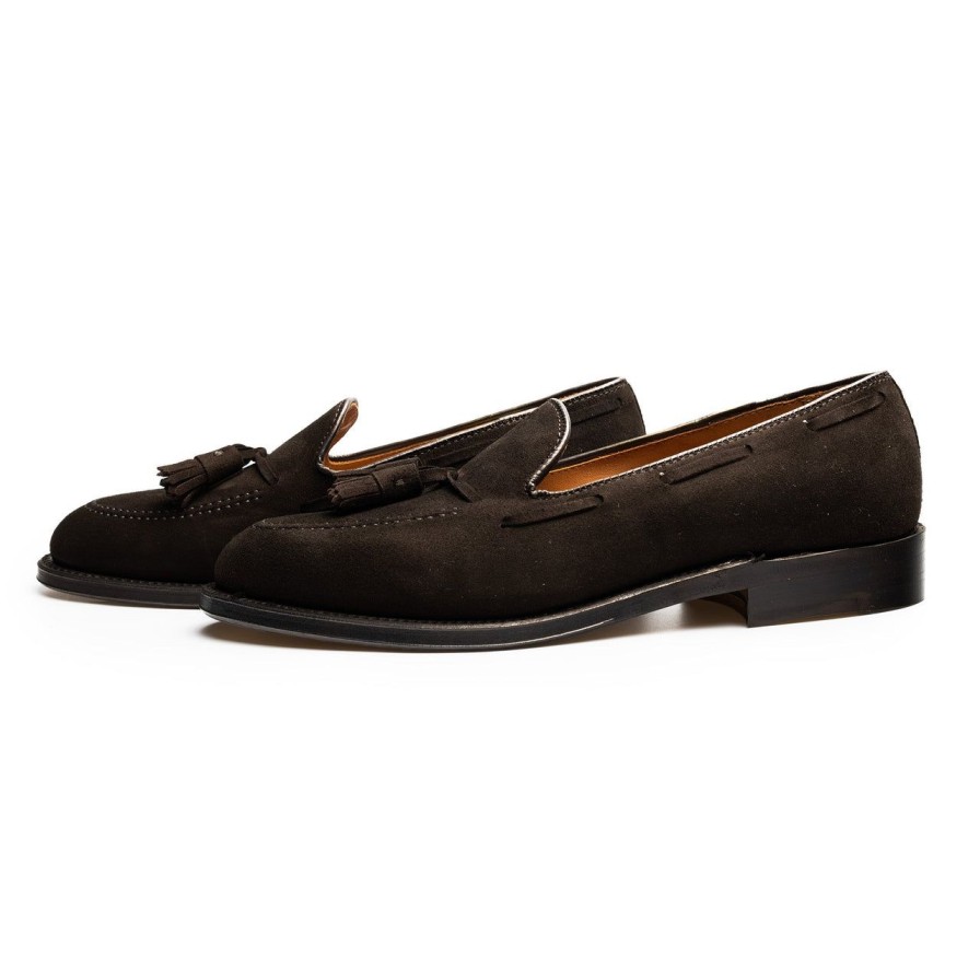 Clothing Alden Alden | Alden Tassel Loafer Brown Suede 666