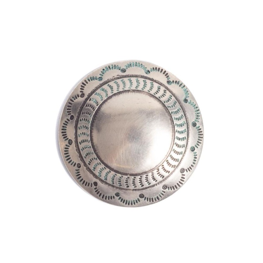 Clothing Yuketen Yuketen | Yuketen Nickel Silver Concho Pin 5 (1.5")