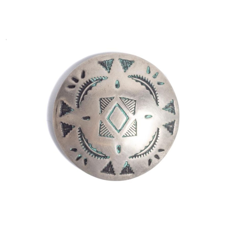 Clothing Yuketen Yuketen | Yuketen Nickel Silver Concho Pin 2 (1.5")