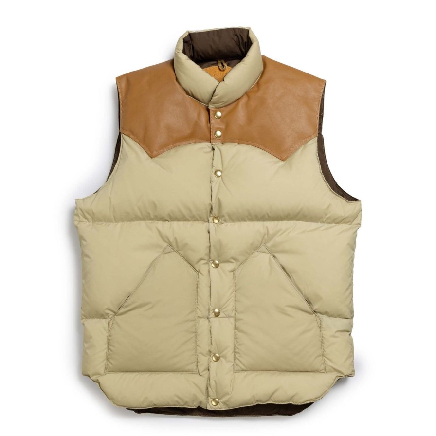 Clothing Rocky Mountain Featherbed Vests | Rocky Mountain Featherbed Down Vest Tan