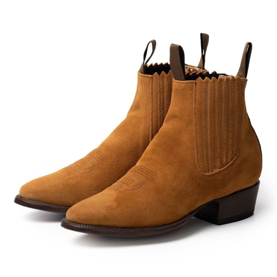 Clothing Yuketen Yuketen | Yuketen Pancho Boot Golden Brown Suede