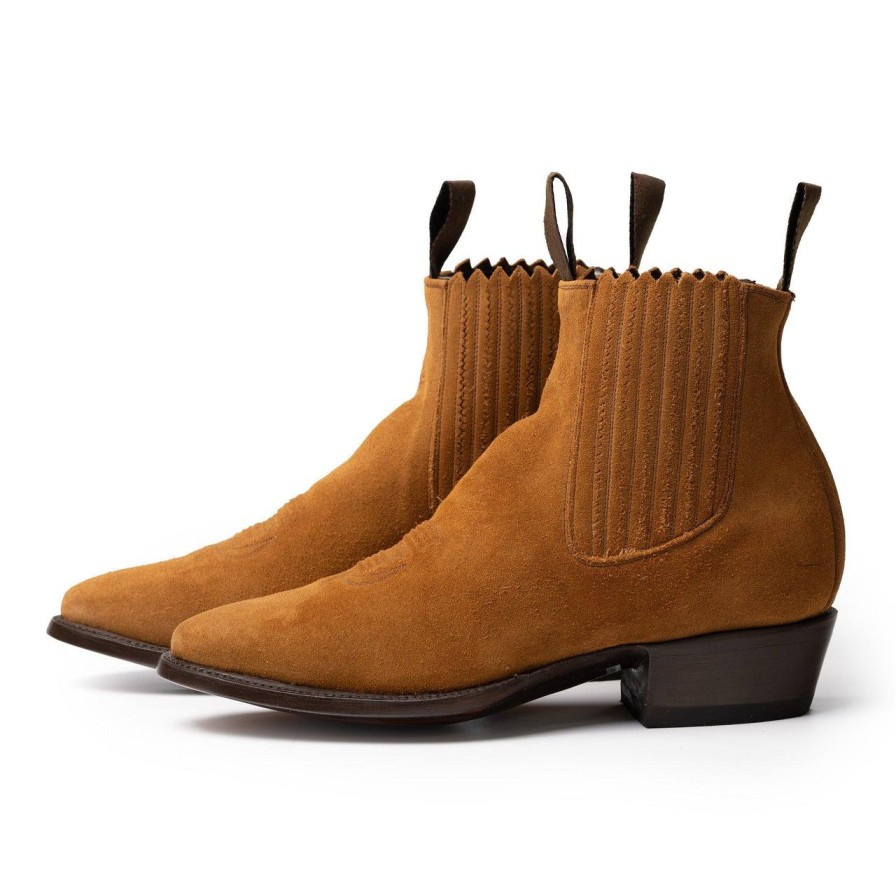 Clothing Yuketen Yuketen | Yuketen Pancho Boot Golden Brown Suede