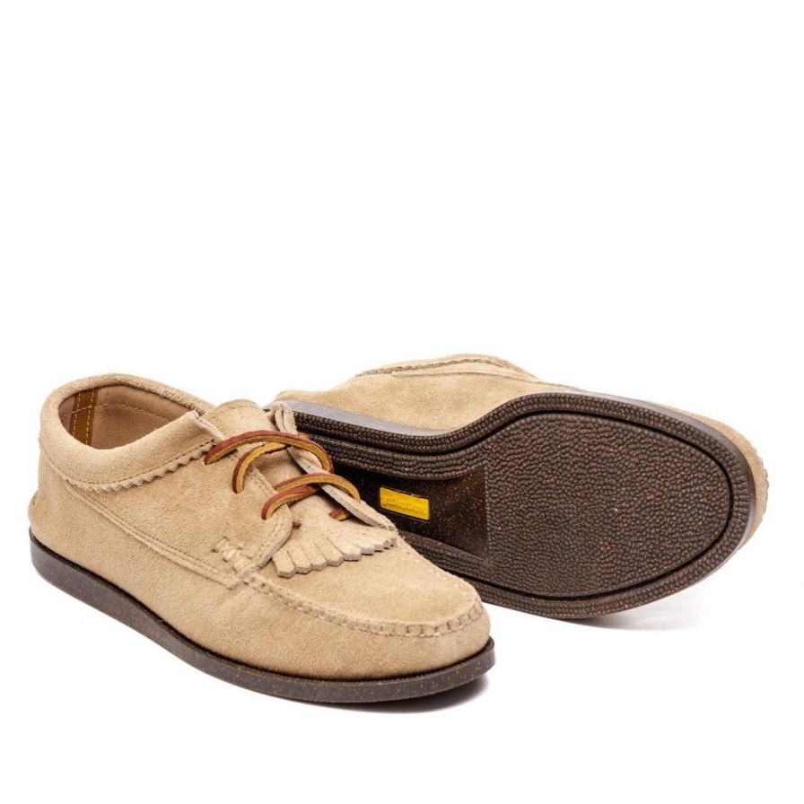 Clothing Yuketen Yuketen | Yuketen Blucher W/Kiltie W/Camp Sole Fo Khaki