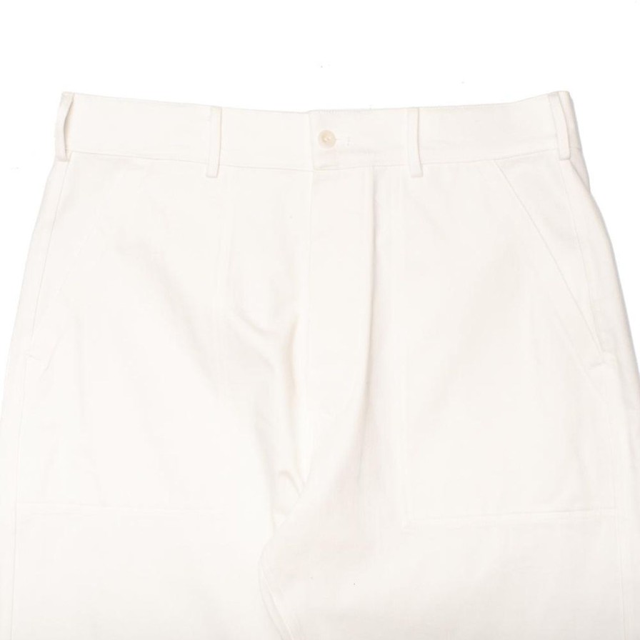 Clothing Allevol Pants & Trousers | Allevol Ernest Utility Trousers Brilliant White