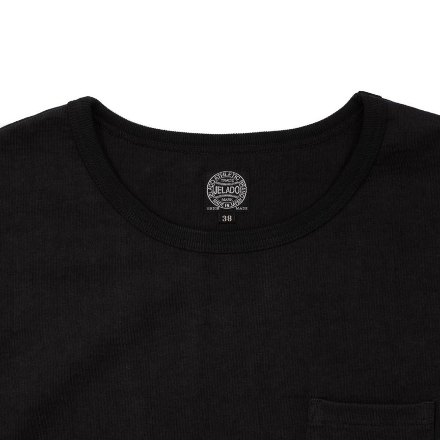 Clothing Jelado T-Shirts & Undershirts | Jelado Loopwheel Pocket Tee Black