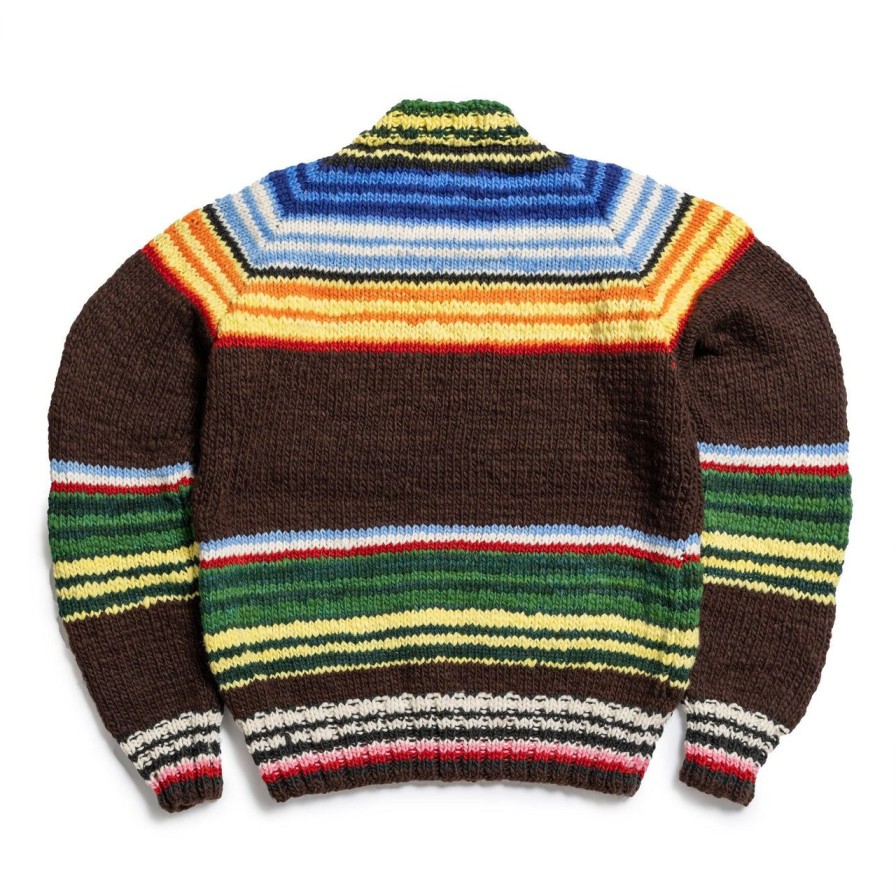 Clothing Chamula Knitwear | Chamula Serape Pullover Sweater Chocolate