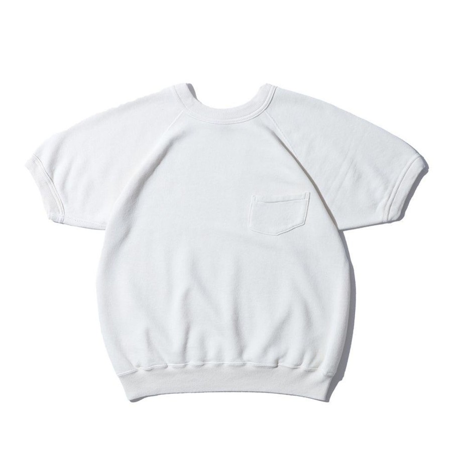 Clothing Warehouse & Co Sweatshirts & Hoodies | Warehouse & Co Lot. 4085 S/S Sweatshirt White