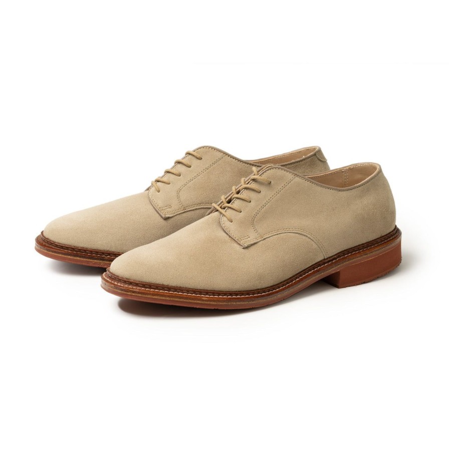 Clothing Alden Alden | Alden X Clutch Cafe Milkshake Suede Blucher W/ Redbrick Sole 96702L