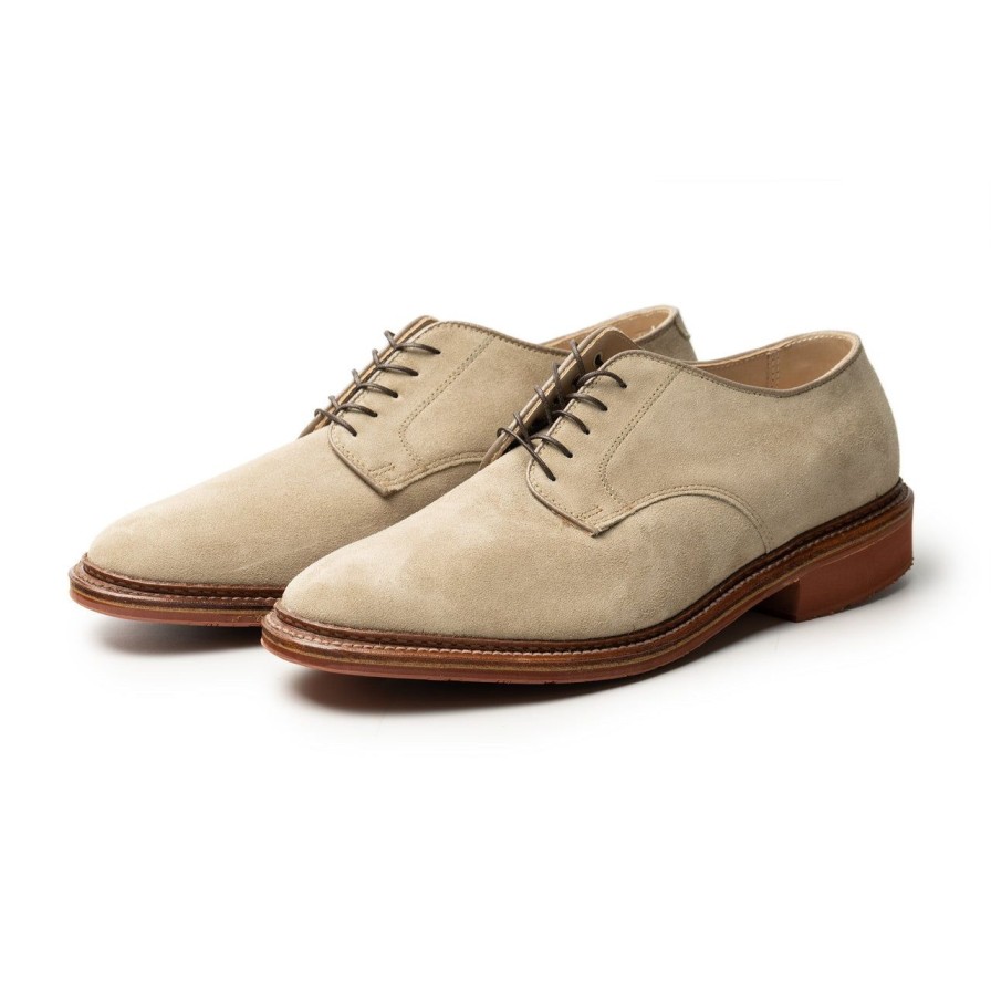 Clothing Alden Alden | Alden X Clutch Cafe Milkshake Suede Blucher W/ Redbrick Sole 96702L