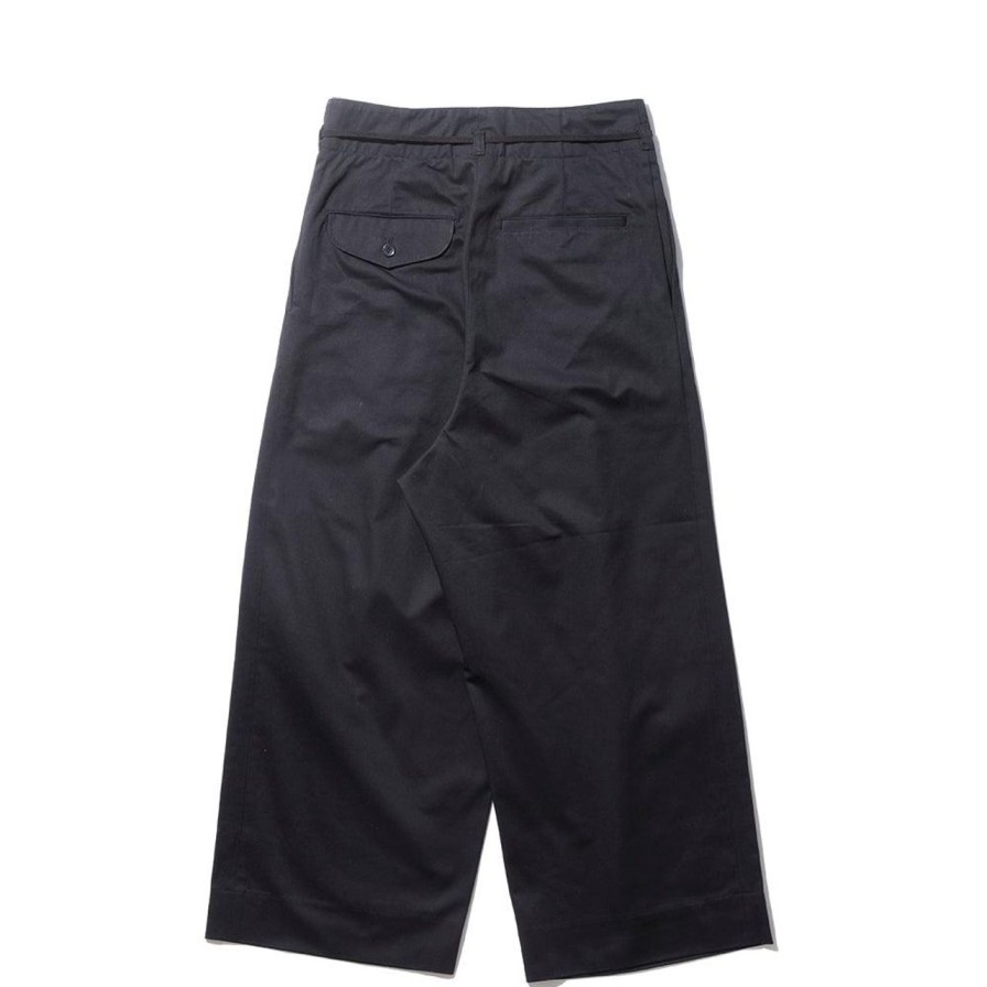 Clothing Kuon Chinos | Kuon Cotton Twill Hakama Pants Black