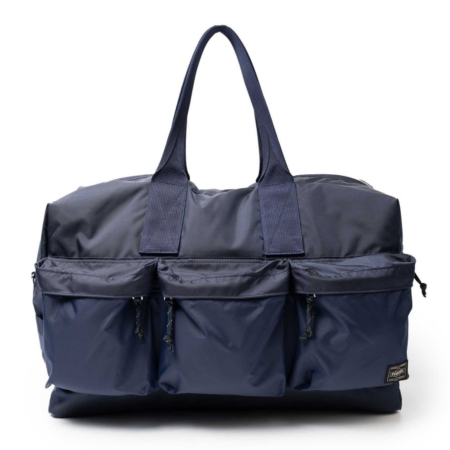 Accessories Porter Yoshida & Co Porter Yoshida & Co | Porter Yoshida & Co Force 2Way Duffle Bag Navy