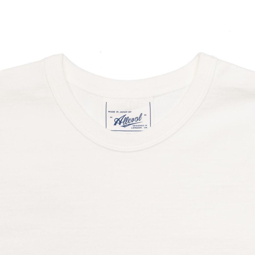 Clothing Allevol T-Shirts & Undershirts | Allevol Heavy Duty Crew Neck T-Shirt White