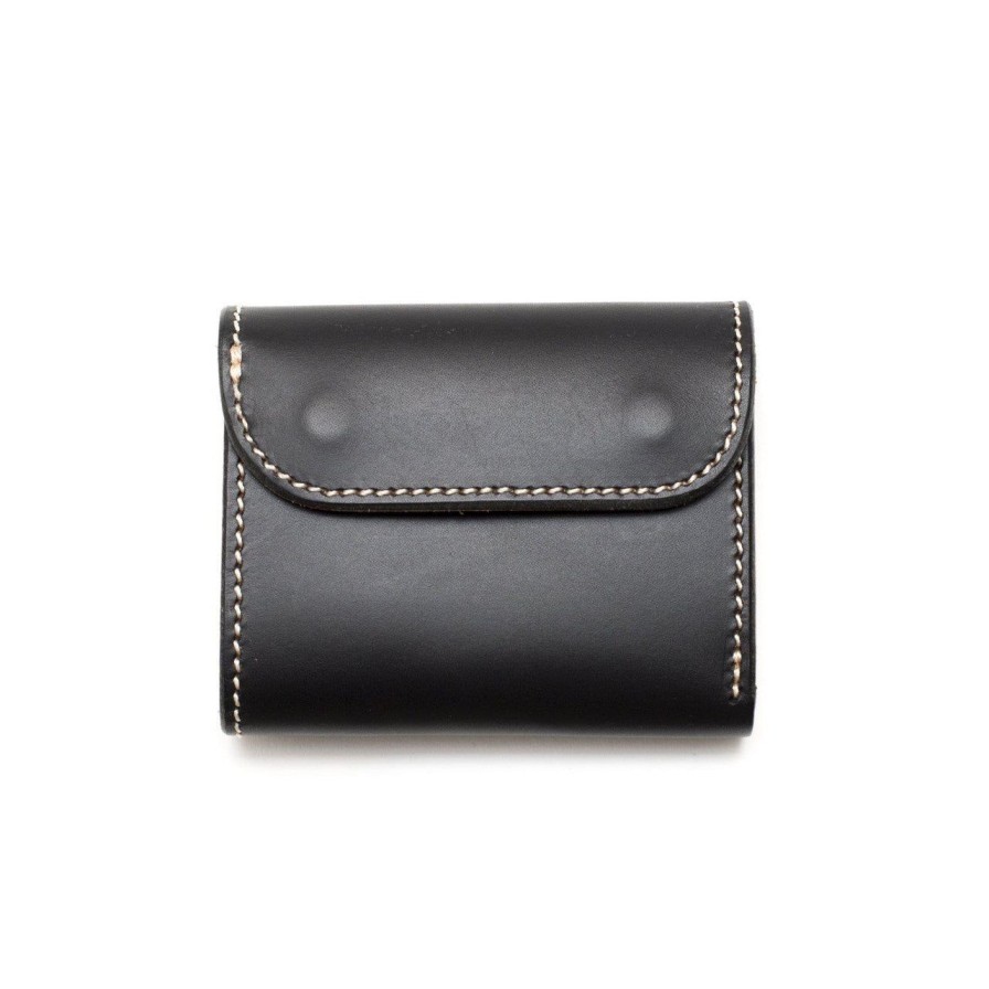 Accessories Opus Opus | Opus Japan Mini Tri-Fold Wallet Black